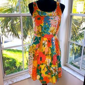 Tori Richard Honolulu Sleeveless Sun Dress Pink
